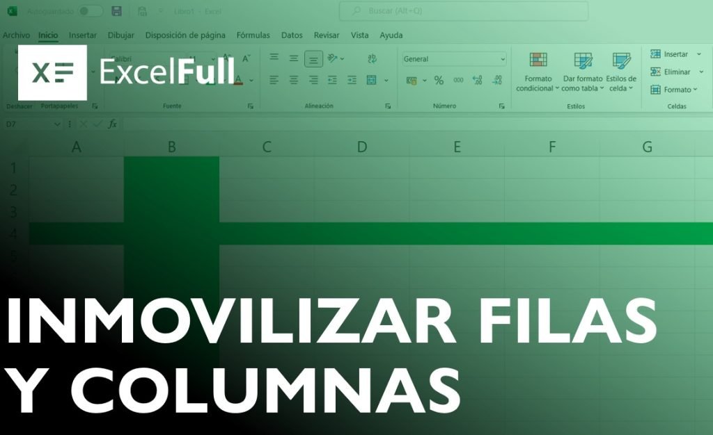 Inmovilizar Filas Y Columnas Excelfull