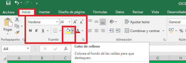 tareas básicas en Excel