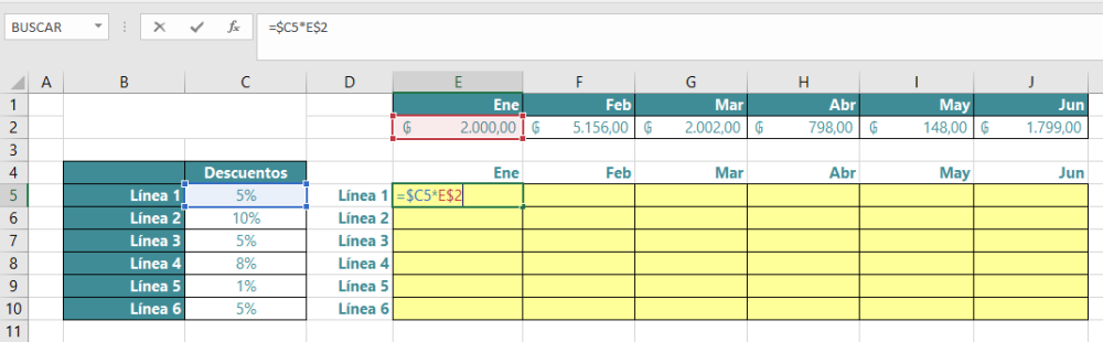 Referencias Mixtas En Excel Excelfullcom 4398