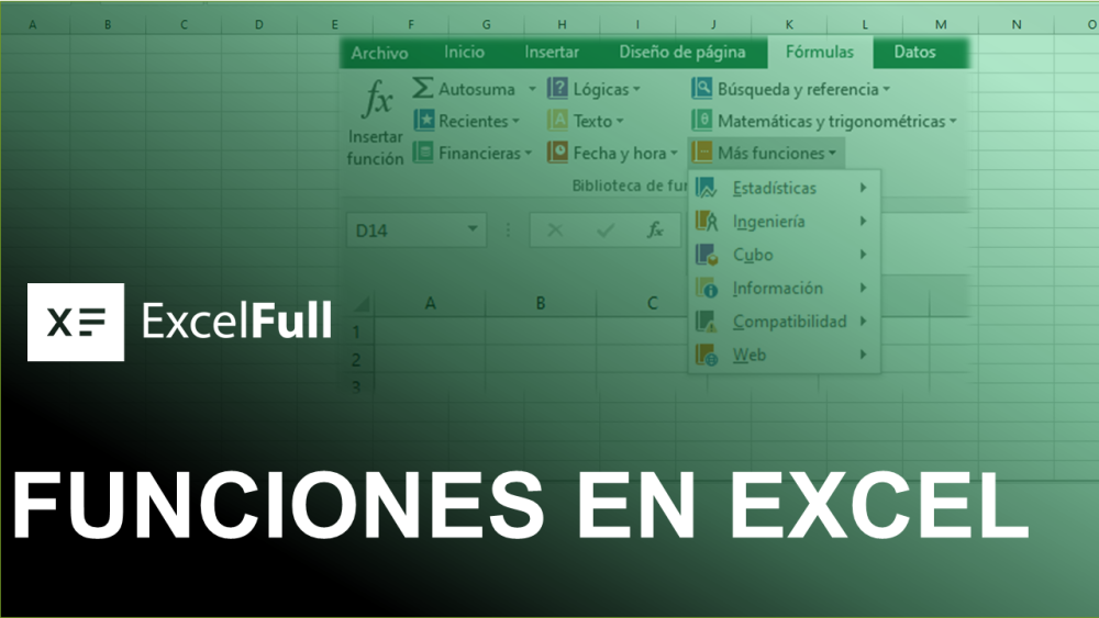 FUNCIONES EN EXCEL