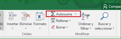 tareas básicas en Excel