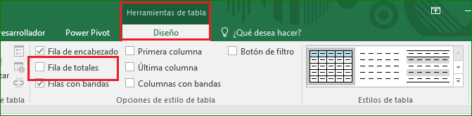 AGREGAR TOTALES A UNA TABLA DE EXCEL