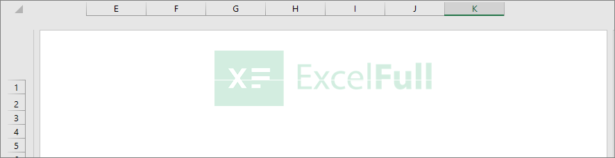 AGREGAR UNA MARCA DE AGUA EN EXCEL