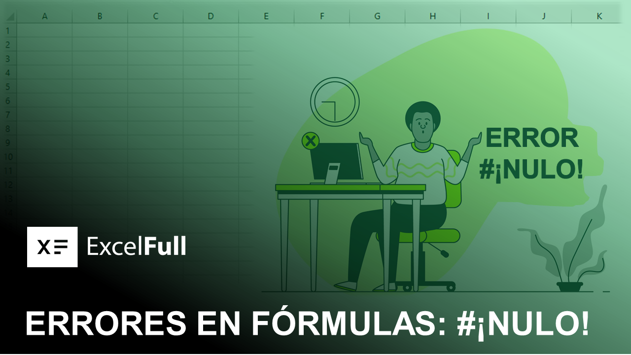 ERRORES EN FÓRMULAS: #¡NULO!