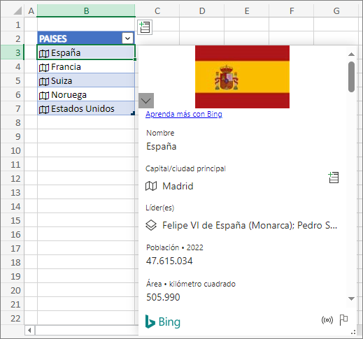 TIPOS DE DATOS: GEOGRAFÍA