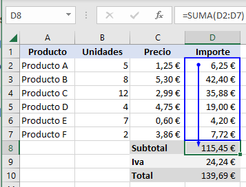 AUDITORÍA DE FÓRMULAS: RASTREAR PRECEDENTES