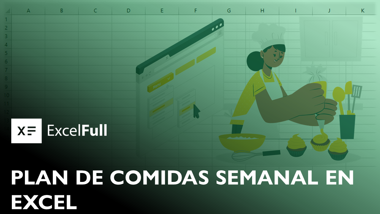 PLAN DE COMIDAS SEMANAL EN EXCEL