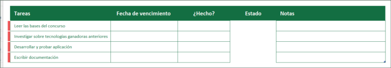 SEGUIMIENTO DE METAS Y OBJETIVOS EN EXCEL
