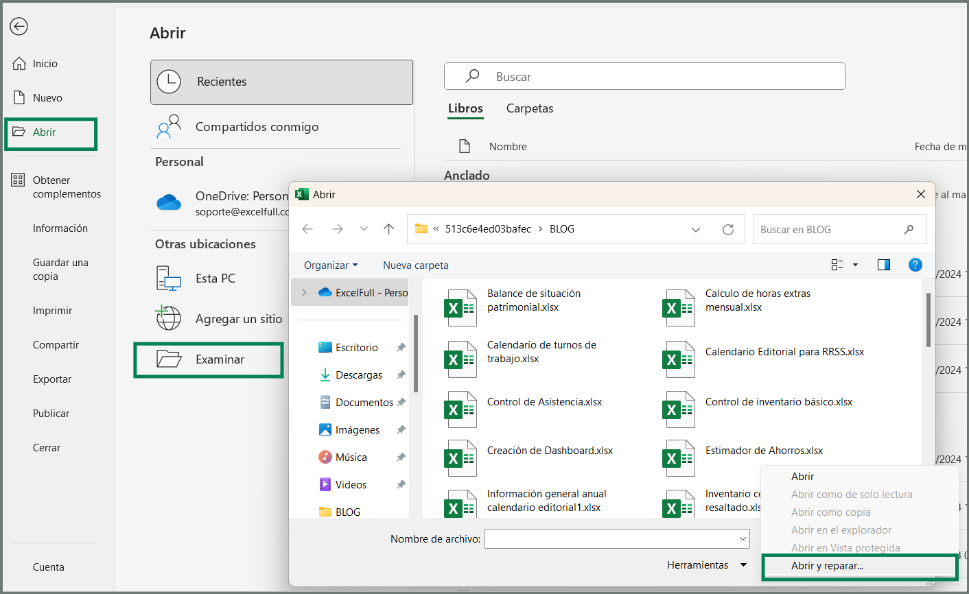 DESCUBRE 3 MÉTODOS QUE FUNCIONAN PARA RECUPERAR UN ARCHIVO DE EXCEL DAÑADO