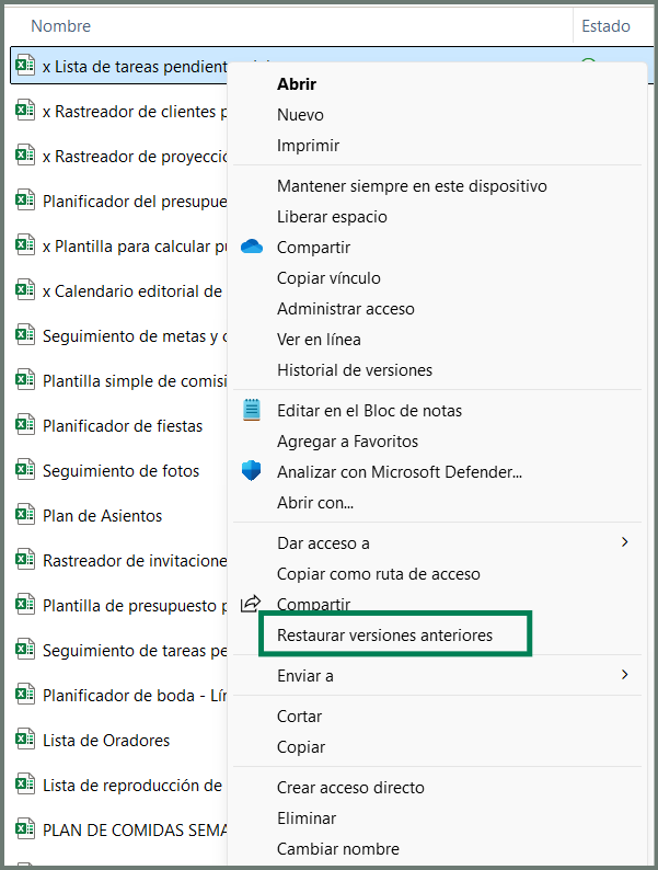 3 FORMAS COMPROBADAS DE RECUPERAR UN ARCHIVO DE EXCEL SOBRESCRITO