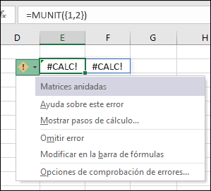 error #calc!