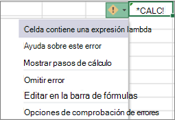 error #calc!