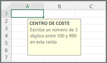 validación de datos