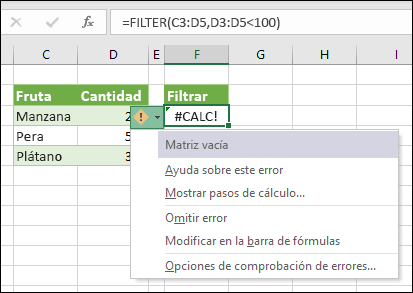 error #calc!