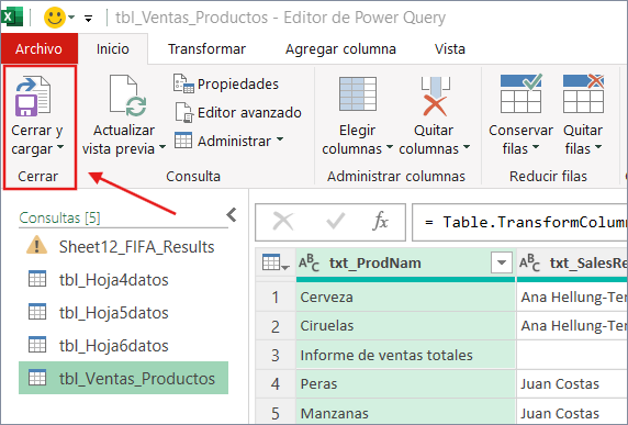 Power Query en Excel