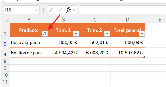 Tablas en Excel