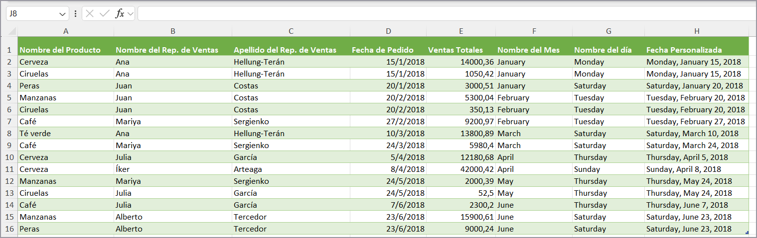 crear una columna con Power Query