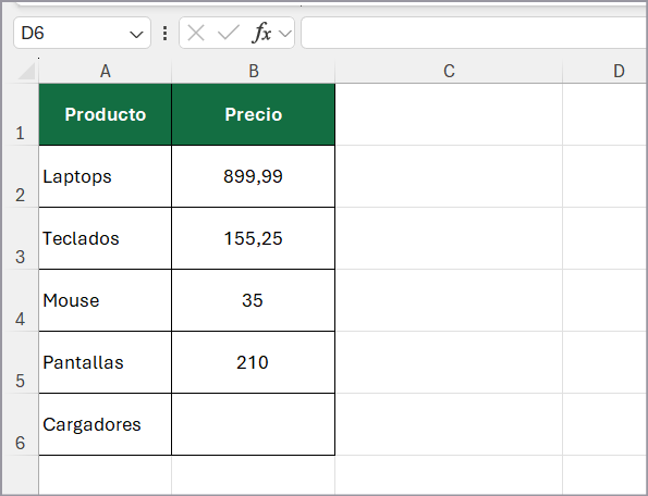 Función ESNUMERO