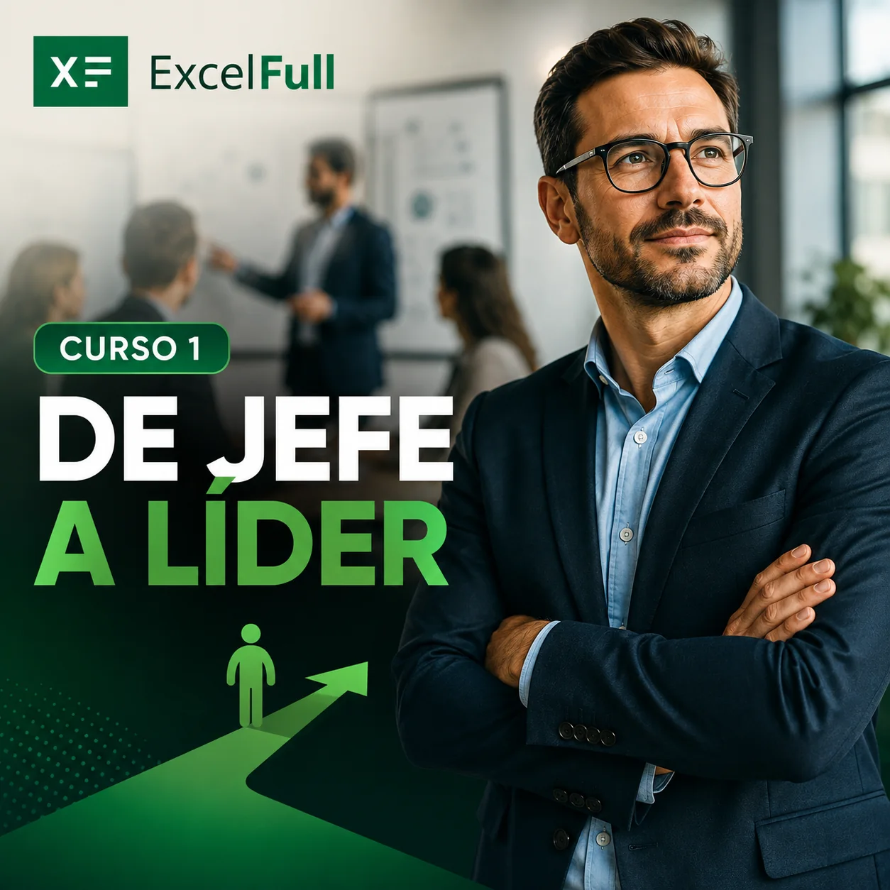 Portada del curso De Jefe a Líder