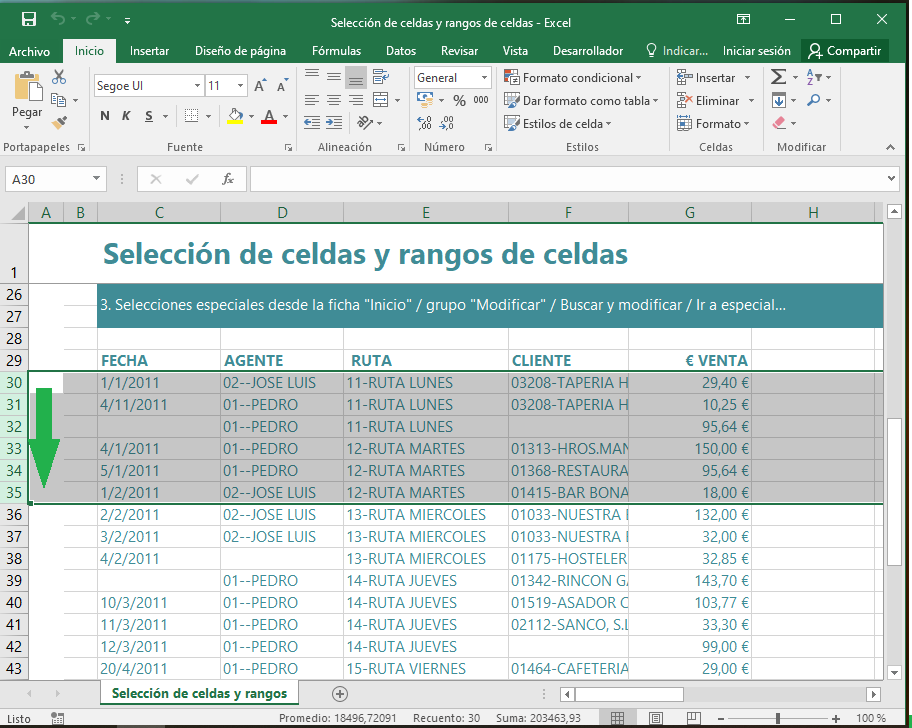 Seleccionar Filas En Excel Hot Sex Picture 2090